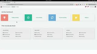 How to Manage Schedule Activity Dashboard in Odoo | Activity Dashboard | All Activities