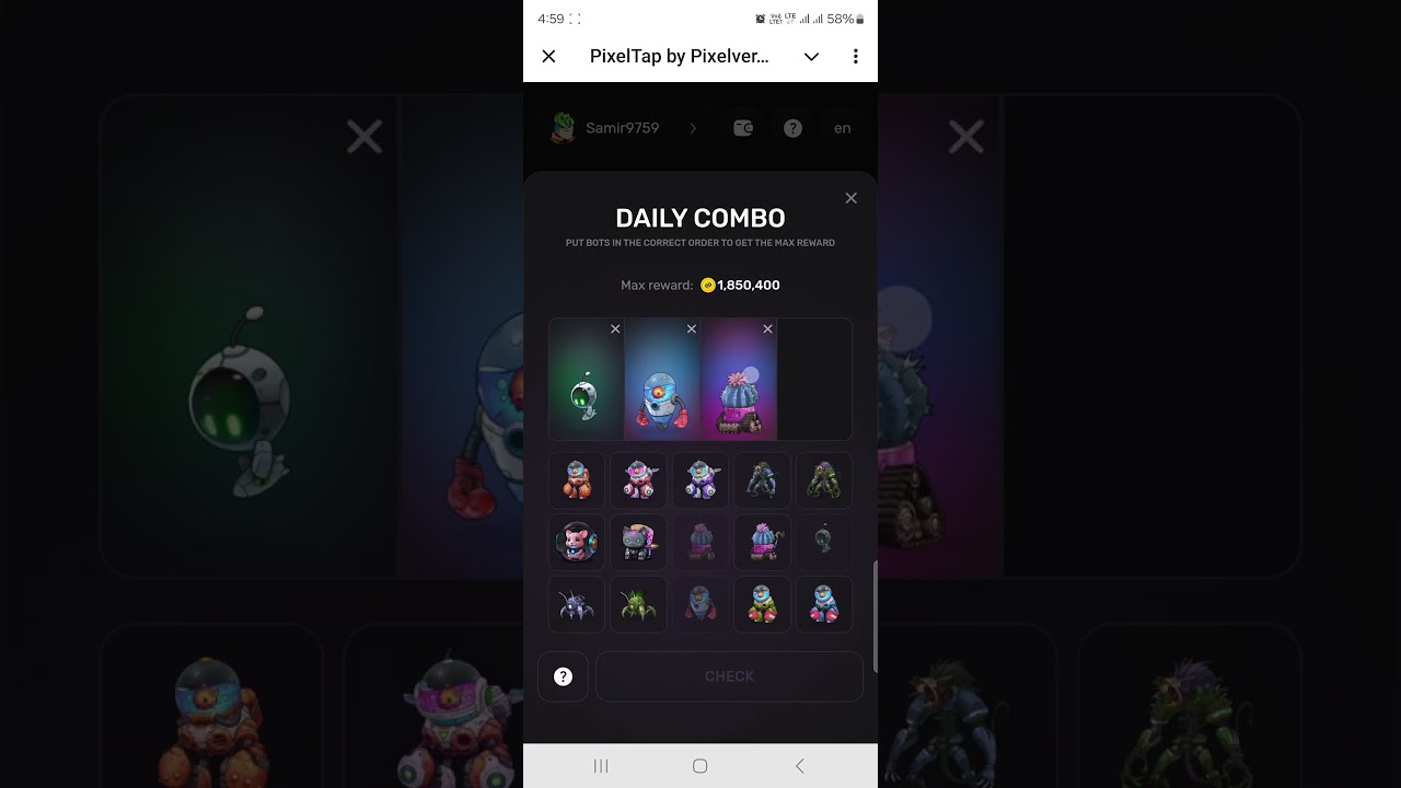 24 July PixelTap by PixelVerse Daily Combo Card