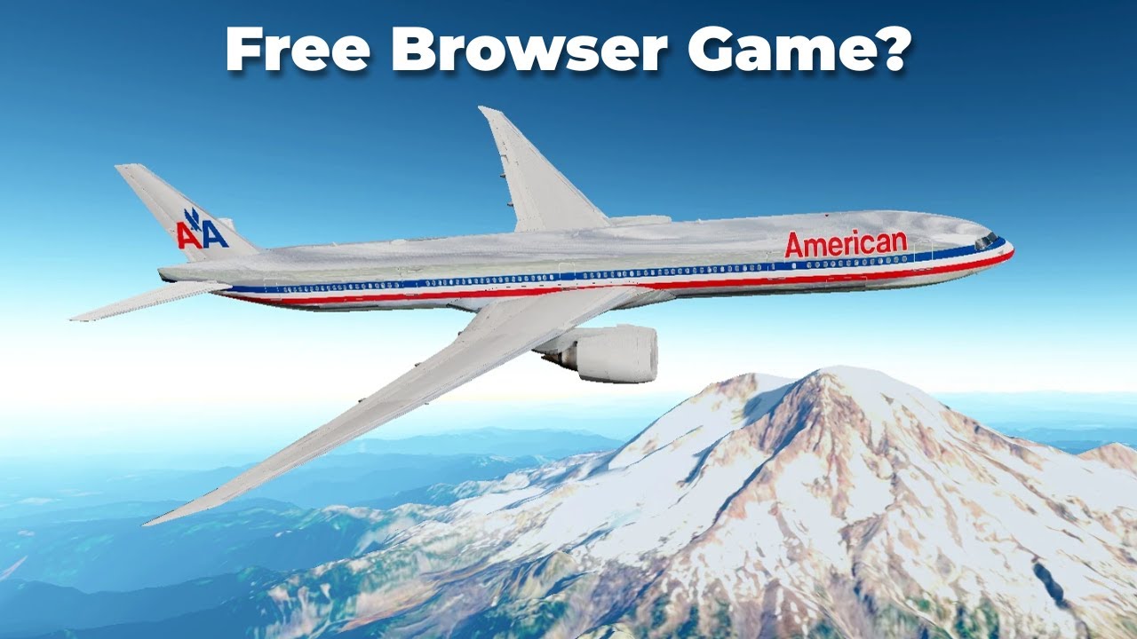 FREE ONLINE FLIGHT SIMULATOR? - GeoFS Flight Simulator - YouTube