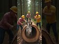 Zebra Stuck in Tree Stump 🦓 | Real Wildlife Rescue | Emotional Animal Moment