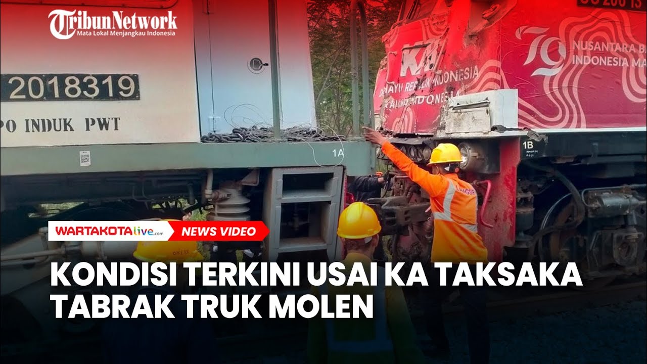 KAI Ungkap Kondisi Terkini Usai KA Taksaka Tabrakan dengan Truk Molen
