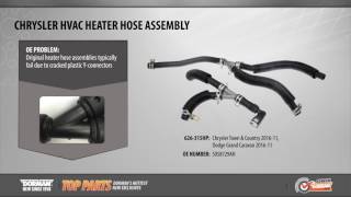 Highlighted Part: HVAC Heater Hose Assembly for Select Chrysler & Dodge Models