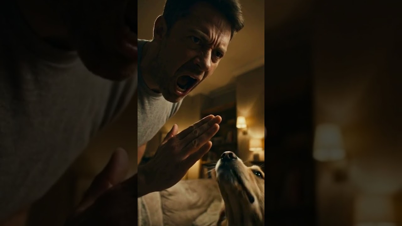 He thought the dog was attacking him... 😱💔 #shorts