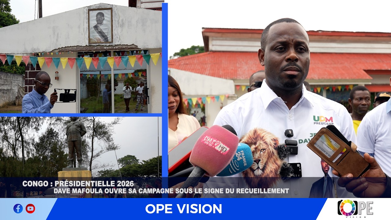 CONGO : PRÉSIDENTIELLE 2026 DAVE MAFOULA OUVRE SA CAMPAGNE SOUS LE SIGNE DU RECUEILLEMENT