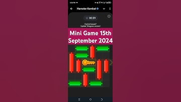 Hamster Kombat Daily Mini Game 15th September 2024 Easiest Solution