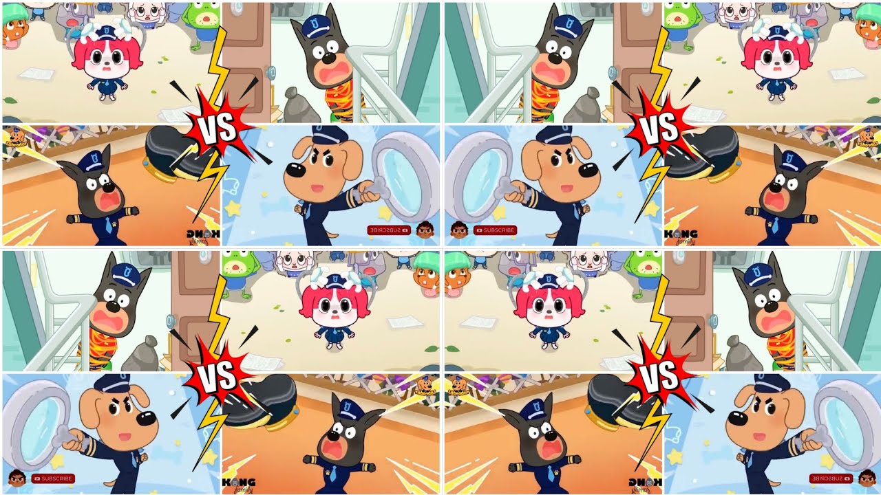 🚨Sheriff Labrador Police Chase |Catching the Thief in Tiles Hop 🚓