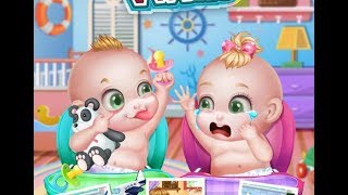 Feed Baby Twins - Baby Care & Terrible Twos - iPad app demo for kids - Ellie screenshot 4