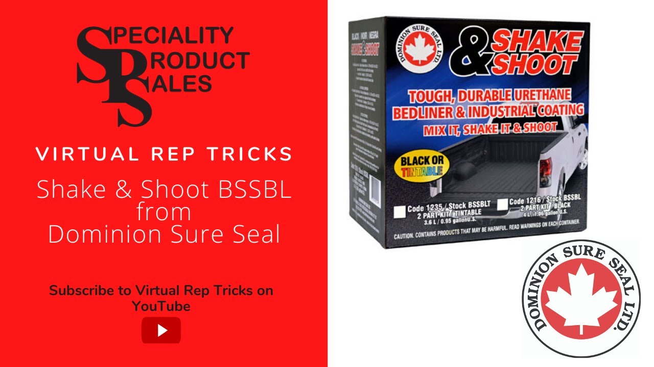 Rep Tricks - BSSBL Shake and Shoot Bedliner from Dominion Sure Seal
