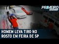 Assassino sai tomando cerveja depois de matar homem em feira | Primeiro Impacto (26/10/20)