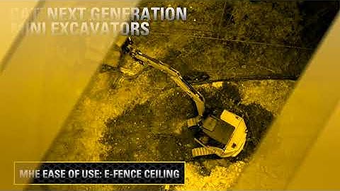 E-Fence Ceiling – Ease of Use Technologies for Cat® Mini Excavators