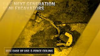 Video still for E-Fence Ceiling – Ease of Use Technologies for Cat® Mini Excavators