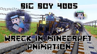 Big Boy 4005 Wreck in Minecraft Animation