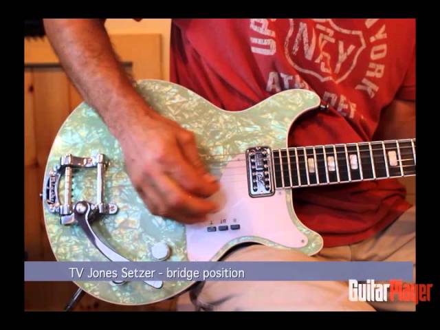 TV Jones Brian Setzer Signature Pickups - YouTube 