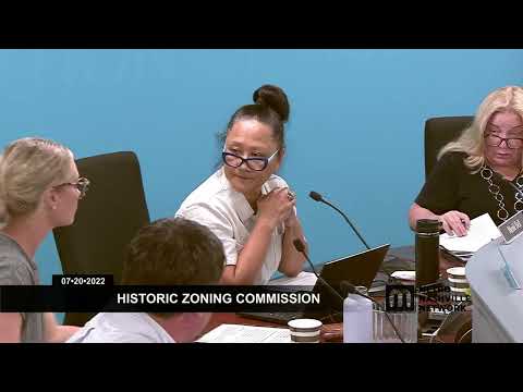 07/20/22 Historic Zoning Commission