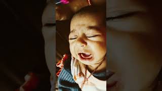 my cute baby no happy #cute #cutebaby #baby #love .no good health baby.sad filling 