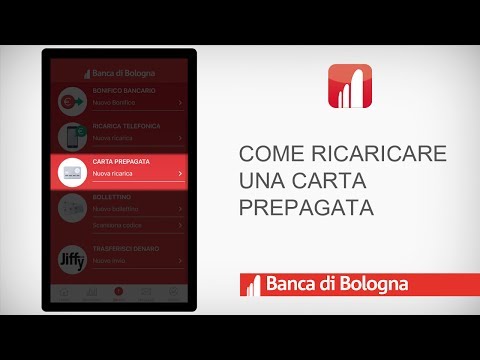 App Banca di Bologna | Come ricaricare una carta prepagata