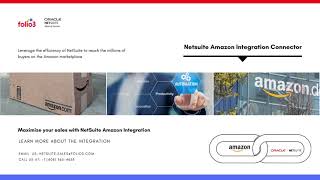 Amazon & NetSuite Integration Connector by Folio3