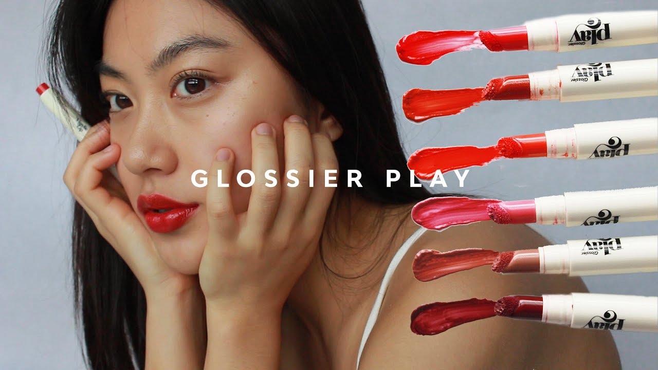 Termisk fyrretræ gen Glossier Play Vinylic Lip Swatches | Haley Kim - YouTube