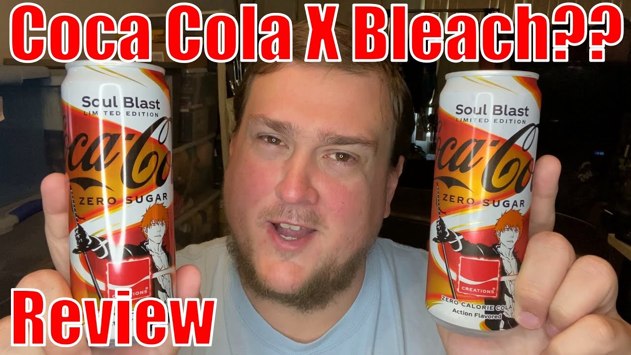 Review CocaCola X Bleach Soul Blast Soda (Japan Exclusive) YouTube