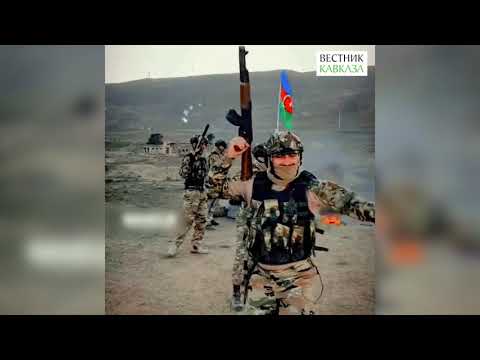 Азербайджанские воины-освободители празднуют День Победы
