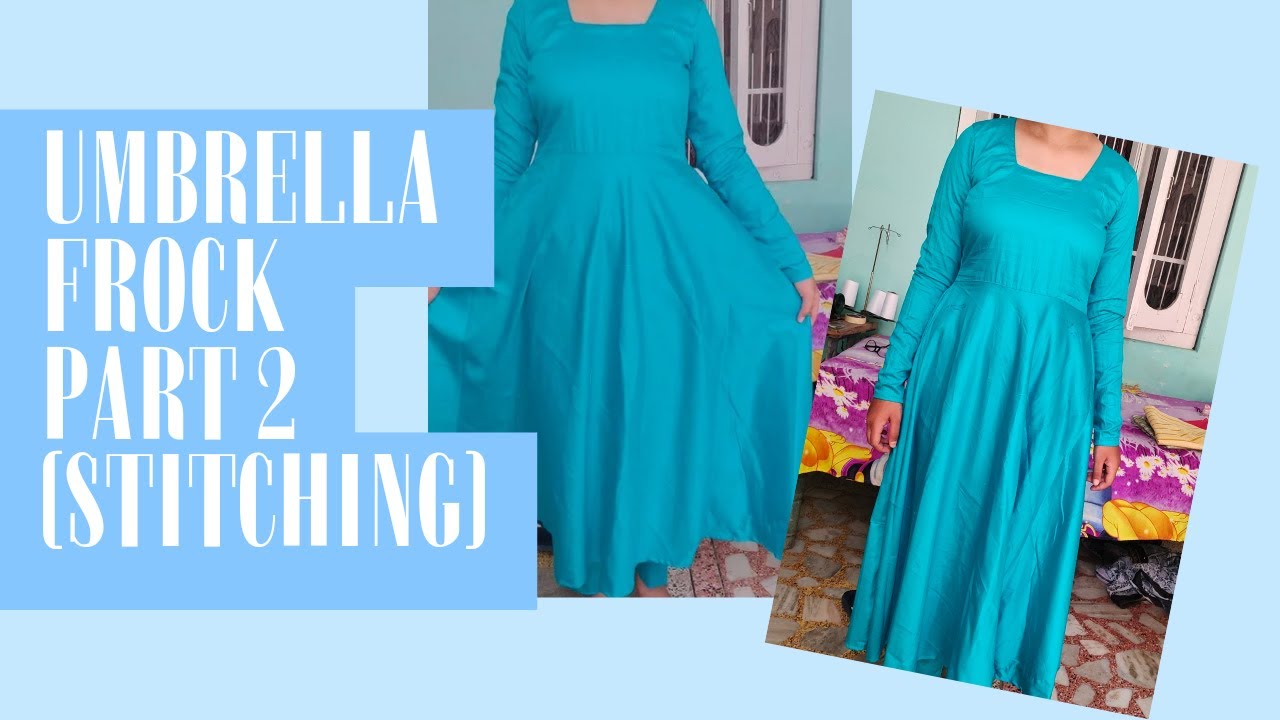 UMBRELLA FROCK PART 2 Umbrella Frock kaise banaye part 2 YouTube