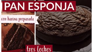 #panesponja #pandecaja #pastelconmezcladecaja receta de como preparar
un pan esponja con una caja harina preparada (mezcla para pastel)
super absor...