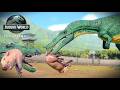 Jurassic World Evolution 👉 SUCHOMIMUS vs PIG👉 FARM ‼️🐖🐖🐖🐖   #indominusrex #dinosaur