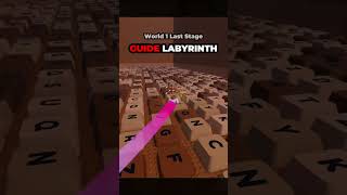 World 1 LAST STAGE Maze Guide! 🧩 +1 Keyboard Speed Escape Roblox #roblox
