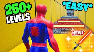 FORTNITE - DEFAULT PARKOUR 250+ LEVELS CREATIVE MAP