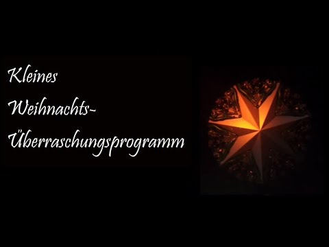 Видео: ✨Kleines Weihnachts-Überraschungsprogramm