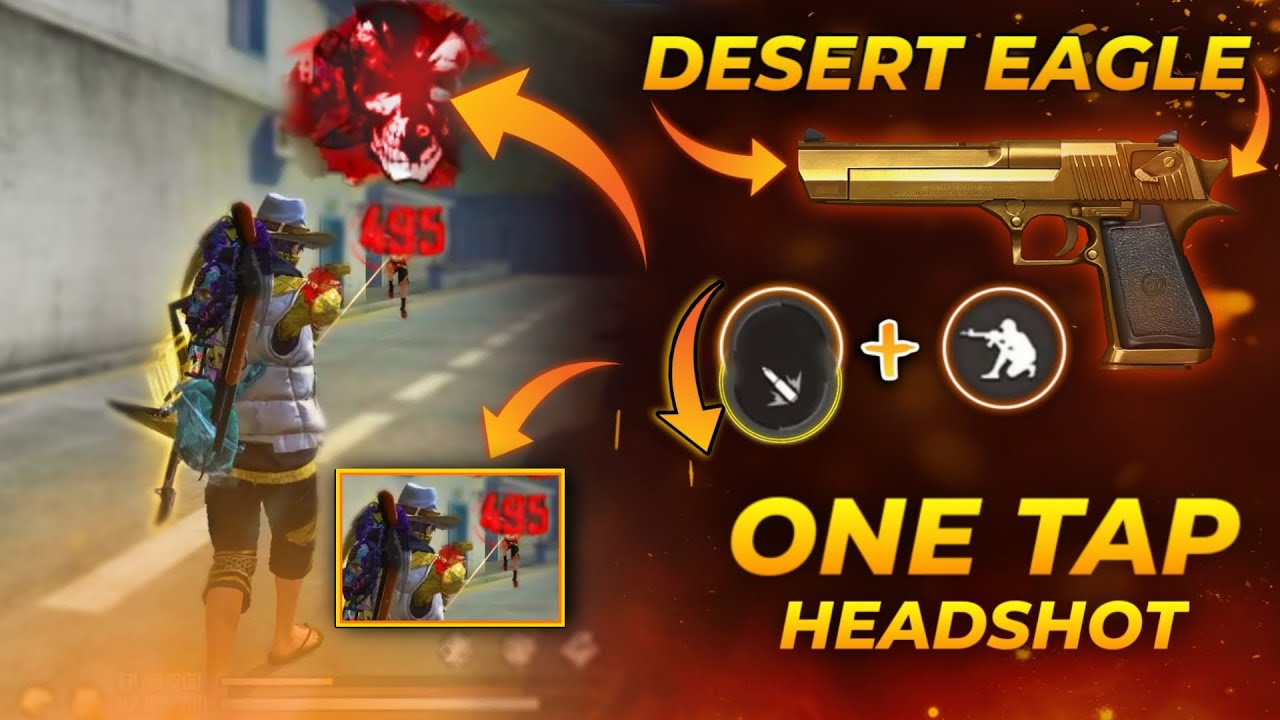 Desert Eagle One Tap Headshot Secret Trick | One Tap Headshot In Desert ...