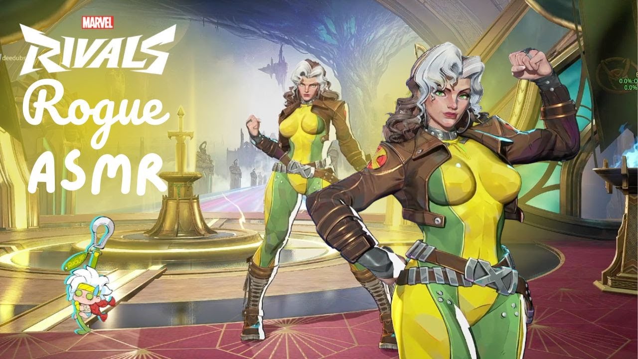 ASMR Playing Rogue in Marvel Rivals! (Whispering, Drinking Sparkling Water)