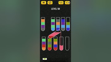 Water sort Puzzle | Level 50 | Gameplay Walkthrough