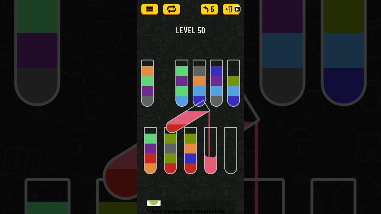Water sort Puzzle | Level 50 | Gameplay Walkthrough