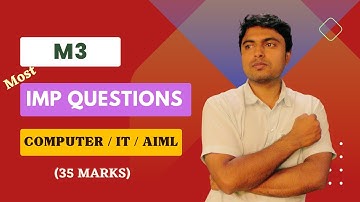 M3 IMP Questions IT/COMP/AIML | Purple Hat Institute | #sppuexam #sppu #engineering