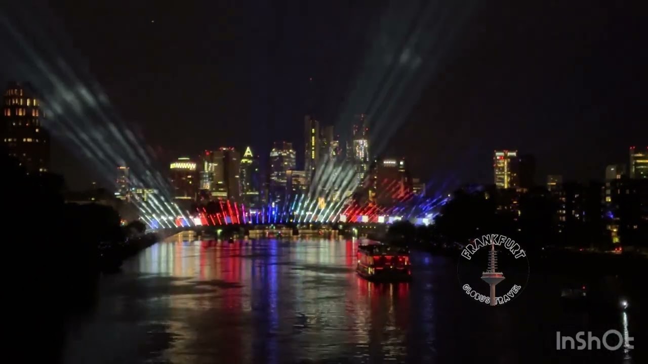 Startschuss zur Fußball-EM in Frankfurt mit großer Lichtshow