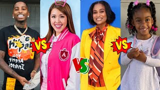 Funnymike vs Chelsea Sik vs Kinigra Deon vs Ayla Faith Prince Lifestyle Comparison 