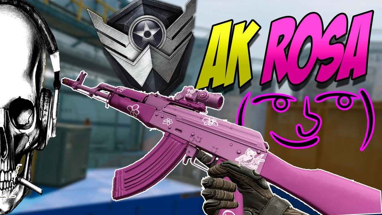 O QUE FIZERAM NA MINHA AK ROSA? Warface AK-47 - YouTube