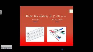 les objets dans la classe