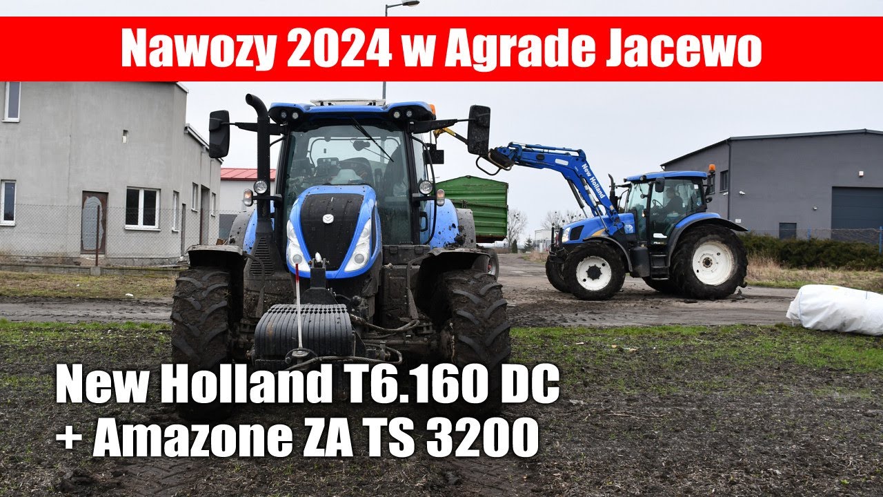 maxresdefault New Holland T6.160 DC + Amazone ZA TS 3200 – nawozy 2024 w Agrade Jacewo
