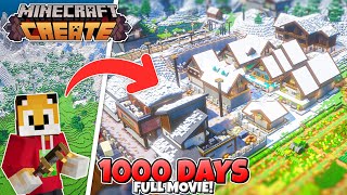1000 days FULL MOVIE | Minecraft Create Mod (Day 2000 - 3000)