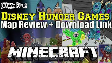 Minecraft PS3/PS4 Disney Pixar Hunger Games MAP REVIEW + DOWNLOAD LINK