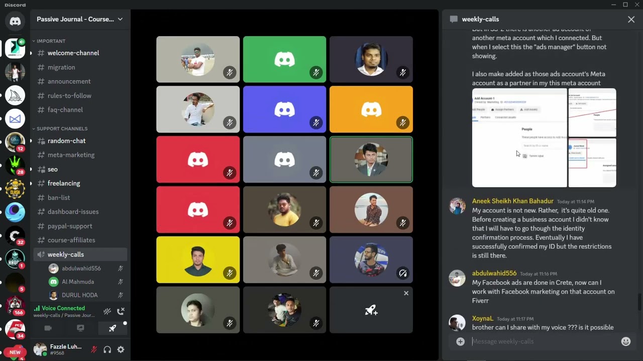 Weekly Call Meta Wednesday 01 March 2023 | Khalid Farhan | Passive Journal