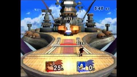 SSB Project M: Sonic vs Shadow (Round 2 on Halberd)
