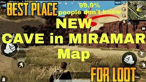 pubg mobile new 😱😱cave in MIRAMAR map 99.9%people don