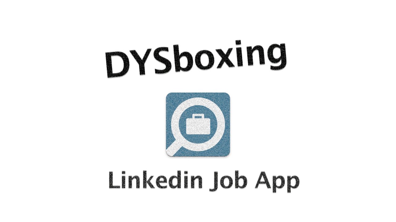 Linkedin Job App | DYSboxing Assistive Tech Reviews Eps 1