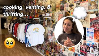 the reason I&#39;ve been gone, 2 week old footage, &amp; thrifting…