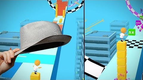 Cube Surfer ( by VOODOO ) Gameplay Walkthrough 1-20 Levels ( Android )