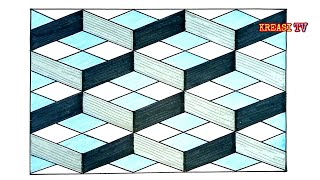 🔴📍Cara Menggambar Ragam Hias Geometris