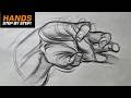 Gesture Draw Hands With FLOW Step by Step